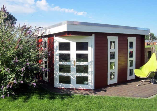 Photo du client: Abri de jardin pentagonal Lindau-40