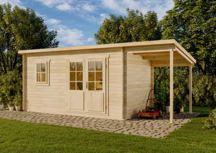 Abri de jardin York toit en pente