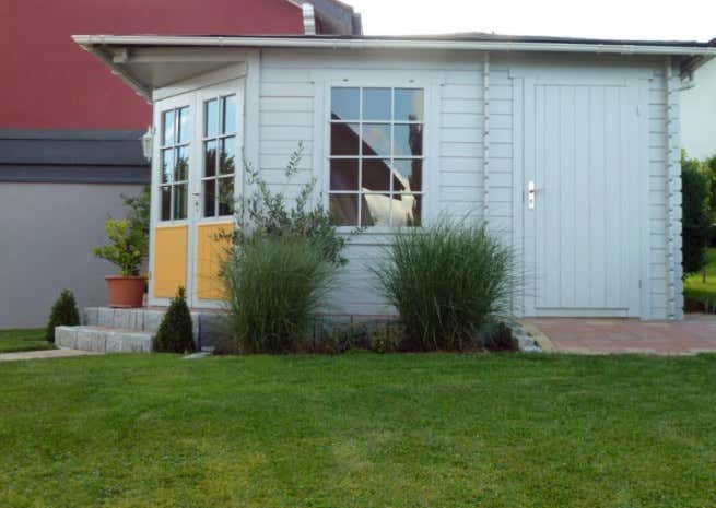 Photo du client: Abri de jardin pentagonal modèle Rhein ISO