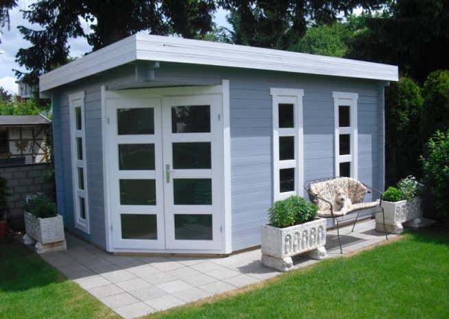 Photo du client: Abri de jardin pentagonal Lindau-40