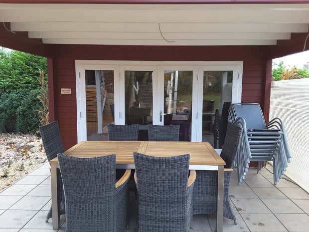 Photo du client: Abri de jardin Holstein-40 avec grande porte pliante