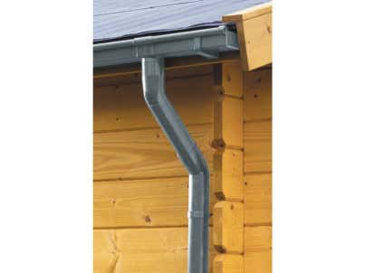 Dakgotenset box, antraciet metallic - monopitch dak voor 1 dakzijde tot 6 m