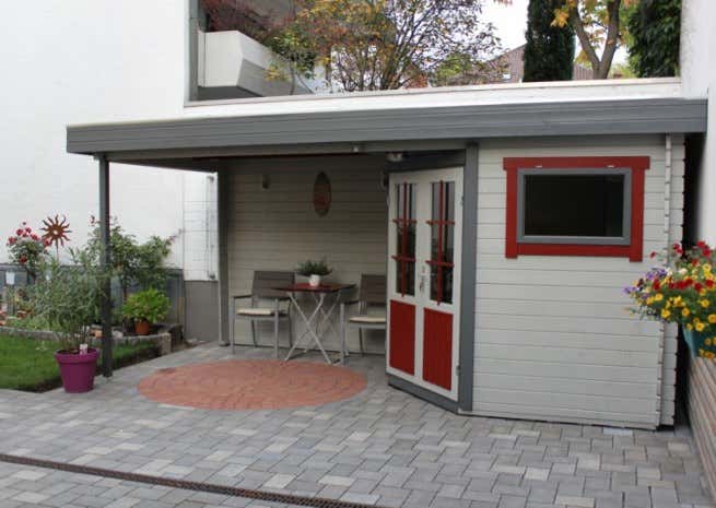 Photo du client: Abri de jardin pentagonal Mosel-28 toit plat