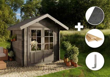 ECO Set - Tuinhuis Palma - grijs