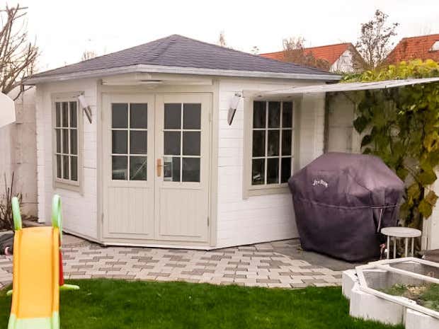 Photo du client: Abri de jardin pentagonal Monica