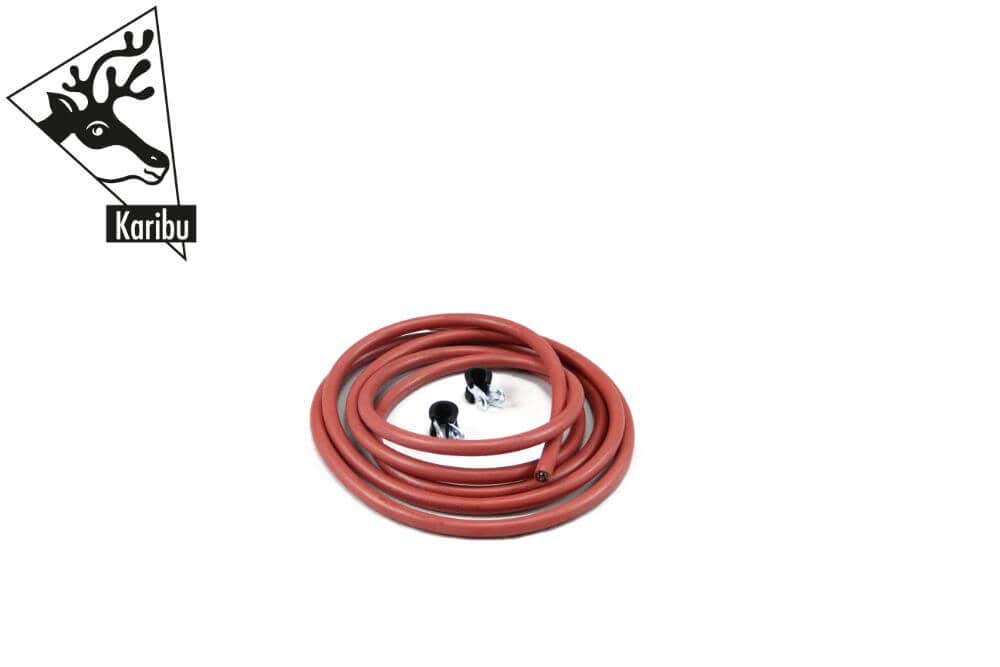 Câble en silicone pour le poêle finlandais extérieur.
