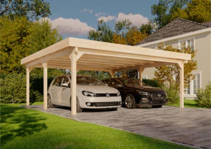 Carport double Alpholz Olaf