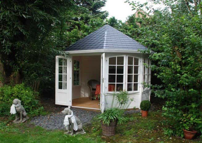 Photo du client: Pavillon de jardin Emma-40 avec quatre fenêtres