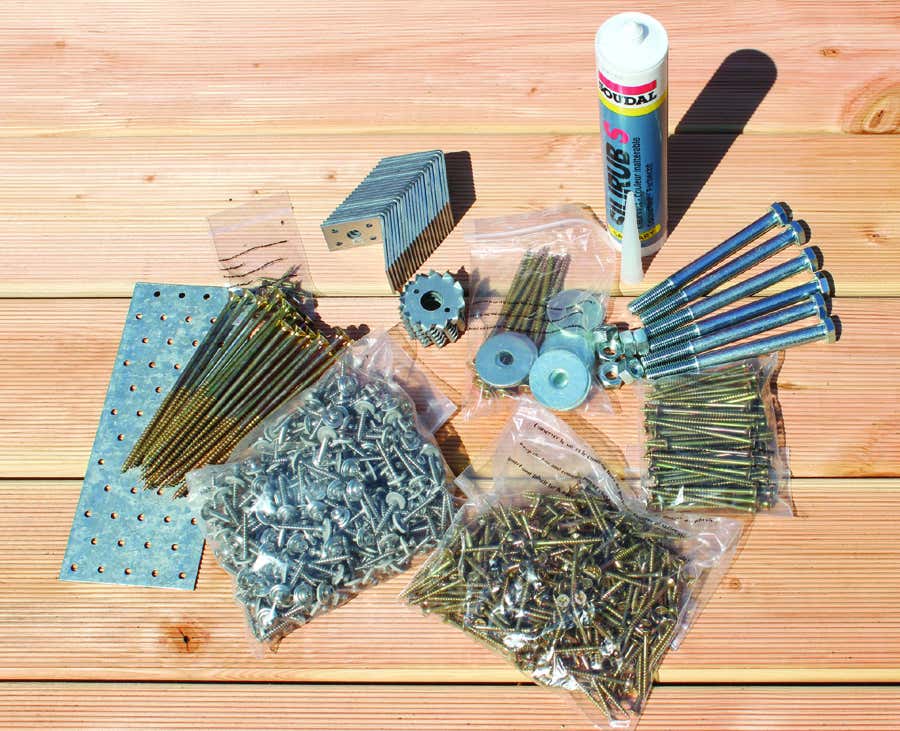 Kit de montage Karibu pour le carport double Eco 1