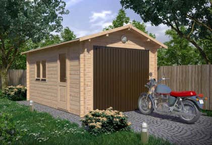 Houten Garage 320 x 520 cm