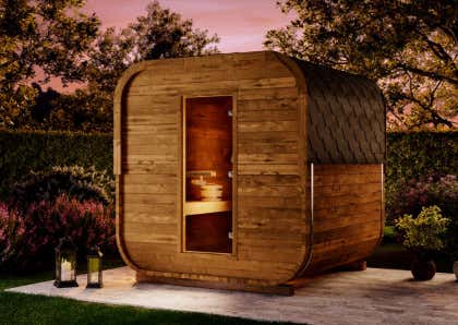 cowboy uitvinden voorspelling Tuin sauna tot -30% - buitensauna als saunahuis goedkoop kopen