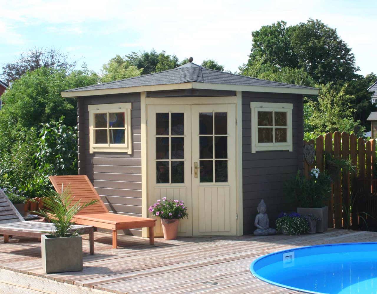 Photo du client: Abri de jardin pentagonal Sunny-B