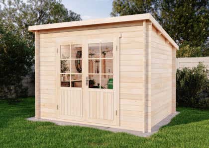 Abri de jardin toit monopente Maria