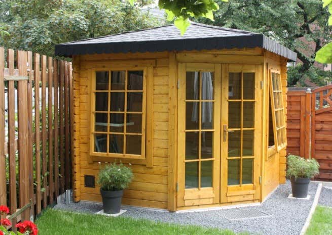 Photo du client: Abri de jardin pentagonal Sunny-C