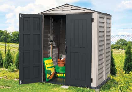 DURAMAX abri de jardin en plastique 1,70x1,70 m