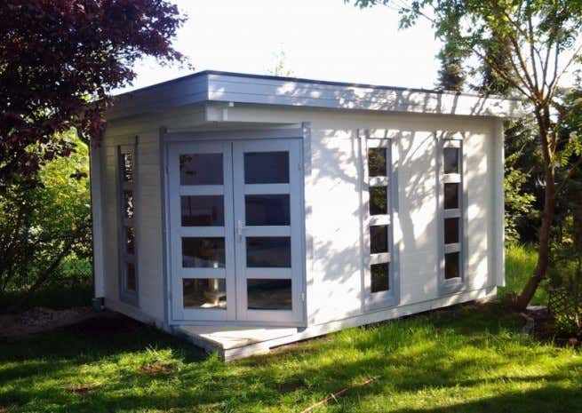 Photo du client: Abri de jardin pentagonal Lindau-40