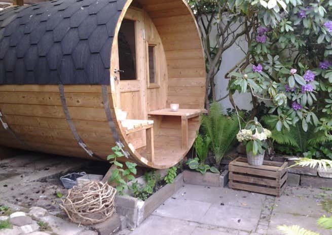 Photo du client: Sauna tonneau Max FinnTherm