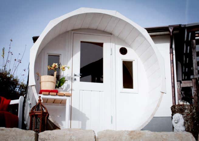 Photo du client: Sauna tonneau Max FinnTherm