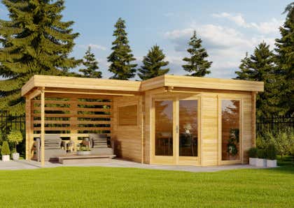 5-hoekig Tuinhuis Pepe Optima