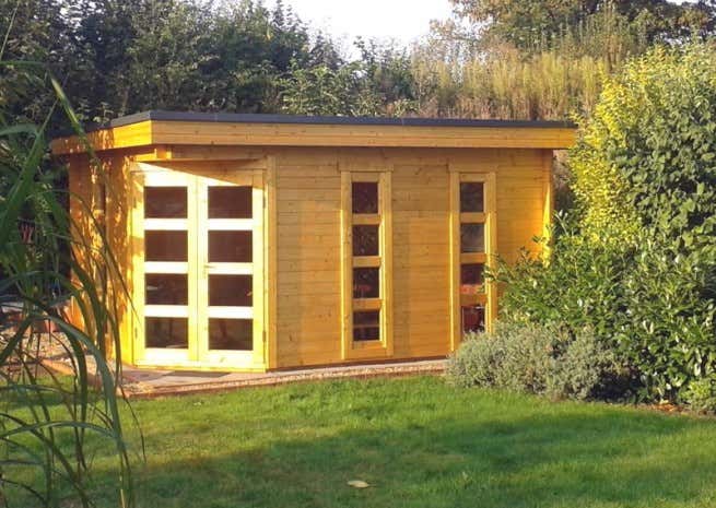 Photo du client: Abri de jardin pentagonal Lindau-40