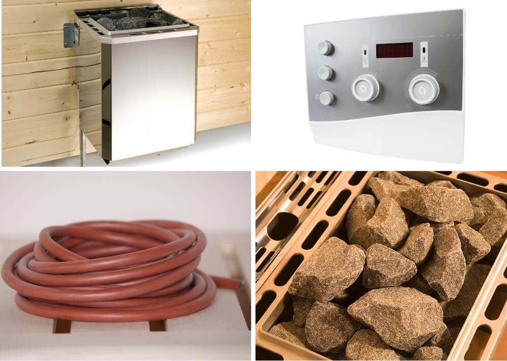 Kit poêle classique pour sauna 2 OS 7,5 kW WEKA