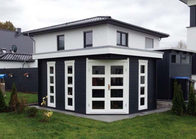 Photo du client: Abri de jardin pentagonal Lindau-40