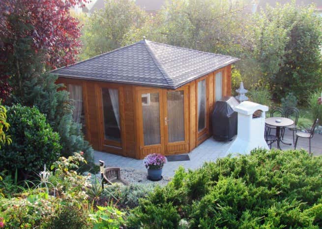 Photo du client: Abri de jardin pentagonal Maja ISO