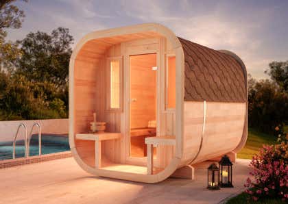 Sauna design FinnTherm ScandiCube Premium