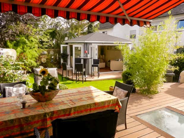 Photo du client: Abri de jardin Sunshine ISO avec grande porte-fenêtre