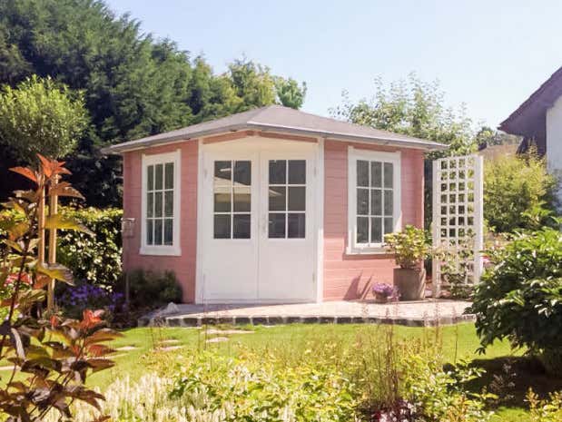 Photo du client: Abri de jardin pentagonal Monica
