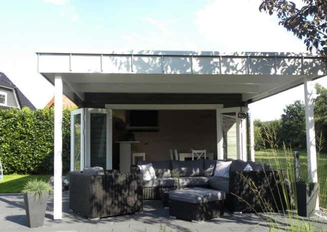 Photo du client: Abri de jardin Holstein-40 avec grande porte pliante