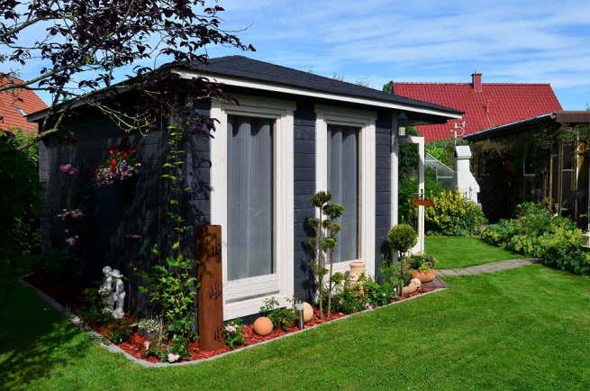 Photo du client: Abri de jardin pentagonal Maja ISO