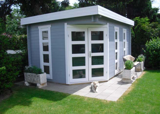 Photo du client: Abri de jardin pentagonal Lindau-40