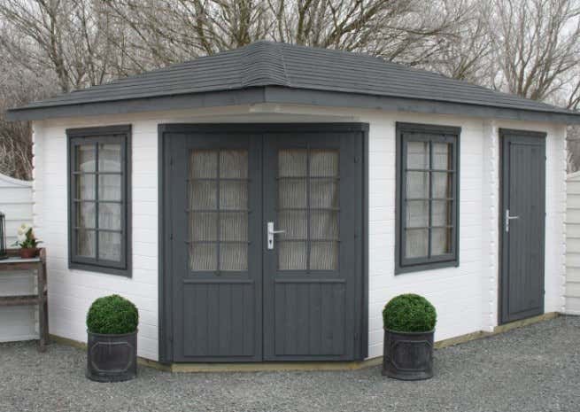 Photo du client: Abri de jardin pentagonal modèle Rhein ISO