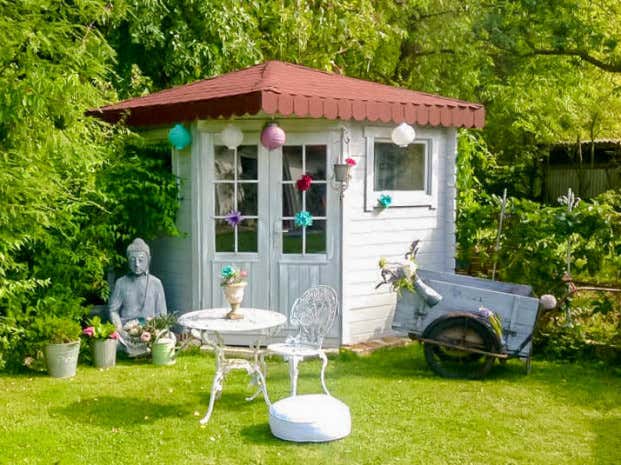 Photo du client: Abri de jardin pentagonal Sunny-B