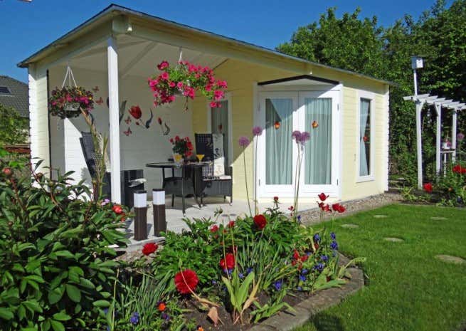 Photo du client: Abri de jardin pentagonal Liwa