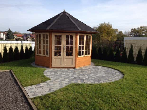 Photo du client: Pavillon de jardin Emma-40 avec quatre fenêtres