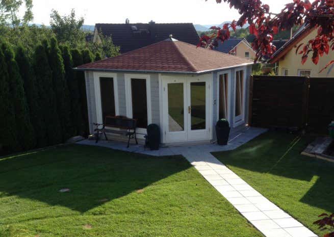 Photo du client: Abri de jardin pentagonal Maja ISO