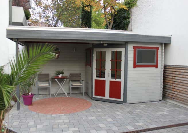 Photo du client: Abri de jardin pentagonal Mosel-28 toit plat