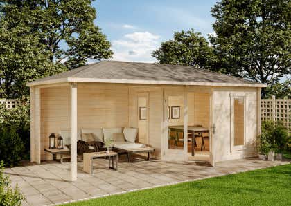 Abri de jardin pentagonal Liwa