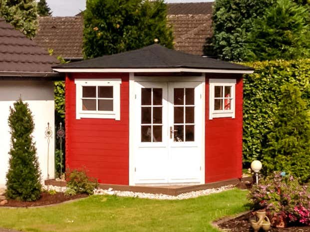 Photo du client: Abri de jardin pentagonal Sunny-B