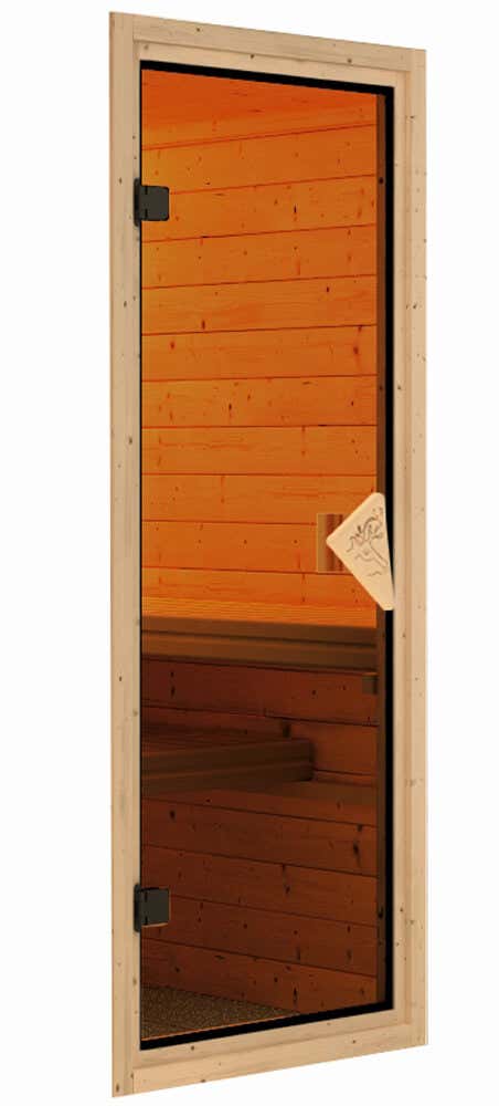 Paquet de portes 68 mm Sauna Classic Bronze