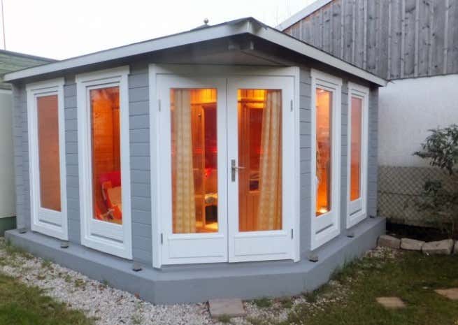 Photo du client: Abri de jardin pentagonal Maja ISO