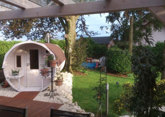 Photo du client: Sauna tonneau Max FinnTherm