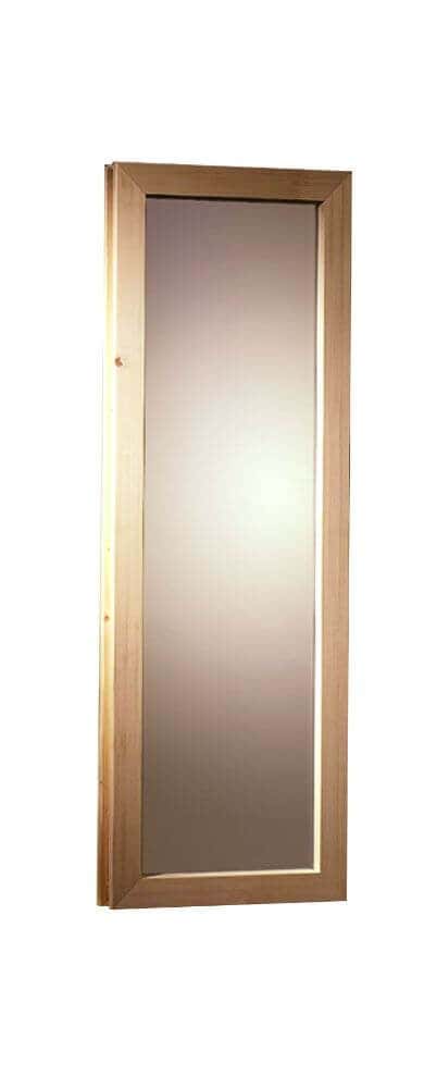 Fenêtre de sauna 40 185x42 verre bronzé