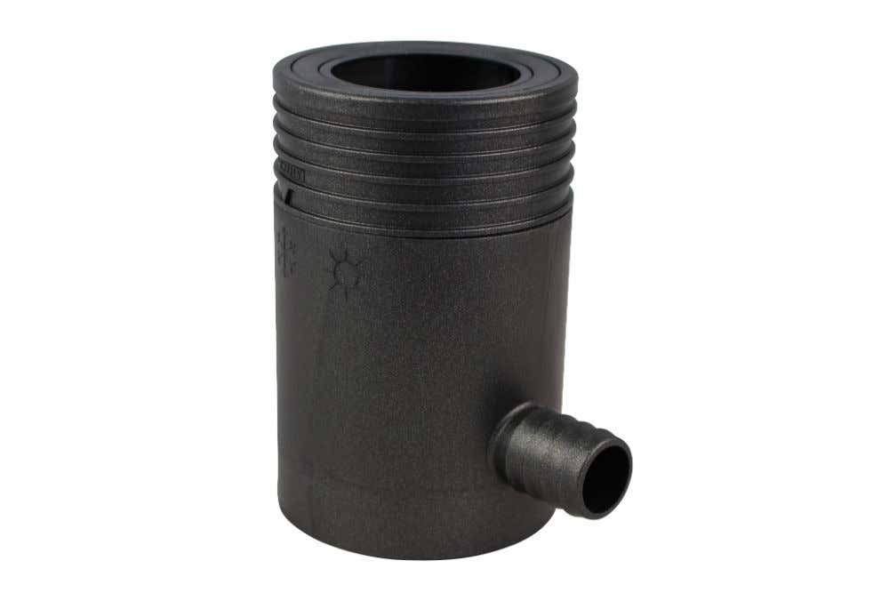 Marley Collecteur d'eau de pluie avec filtre, arrêt de trop-plein et raccord de tuyau, DN 53-75