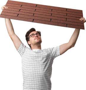 Dakshingles rood 3 m²