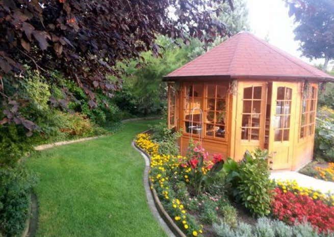 Photo du client: Pavillon de jardin Emma-40 avec quatre fenêtres