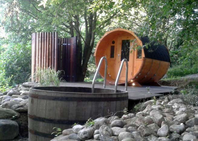 Photo du client: Sauna tonneau Max FinnTherm