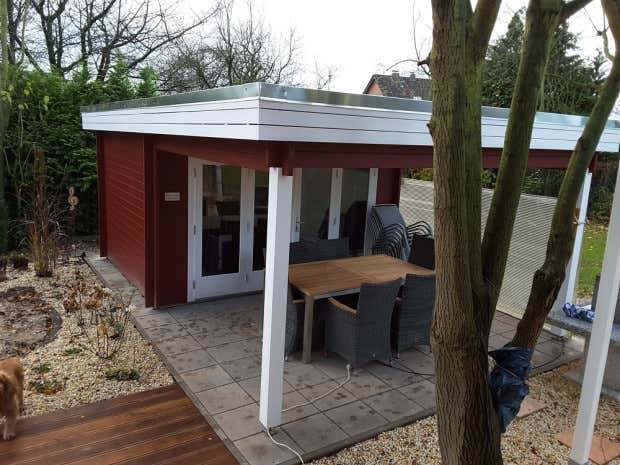 Photo du client: Abri de jardin Holstein-40 avec grande porte pliante